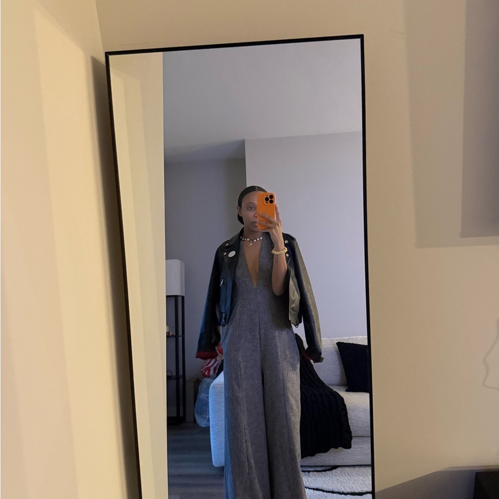 Gray Halter Jumpsuit